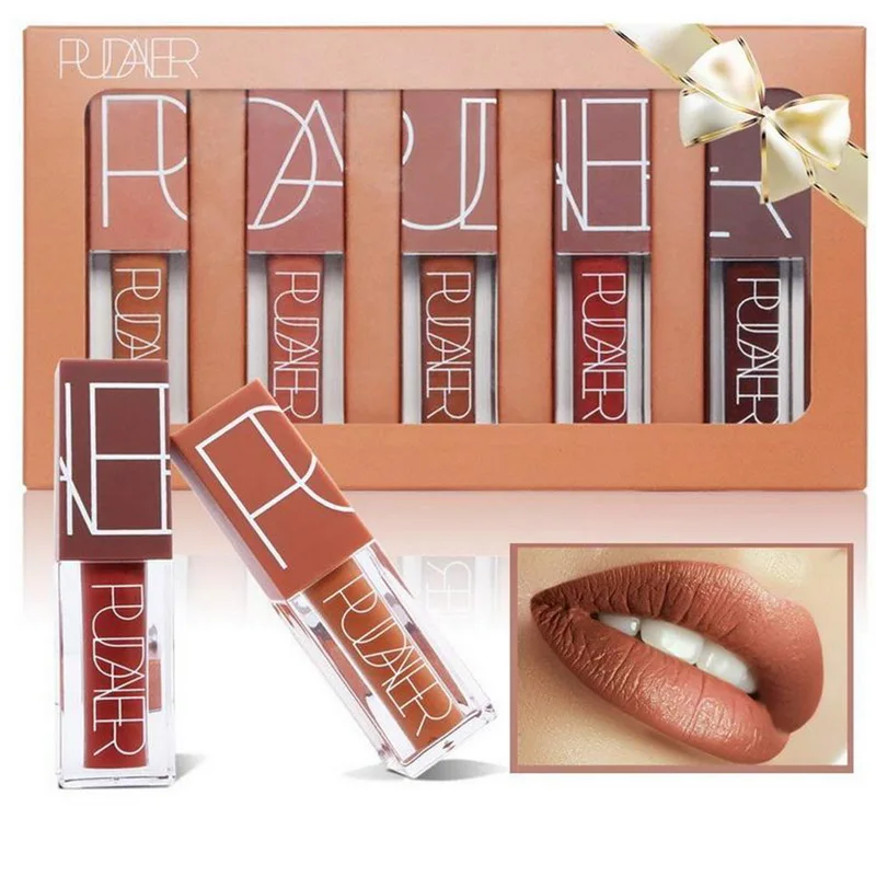 5 цветов сексуальный блеск для губ тыква цвет серия жидкая водонепроницаемая