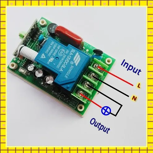 Релейный приемник и светодиодный датчик для светодиодной лампы 433 В переменного