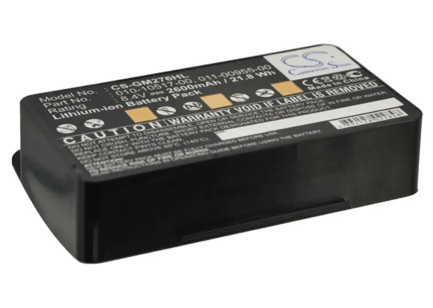 Аккумулятор Cameron Sino 2600mah для GARMIN 010-00543-00 EGM478 GPSMAP 276 296 376C 478 495 010-10517-00 010-10517-01 |