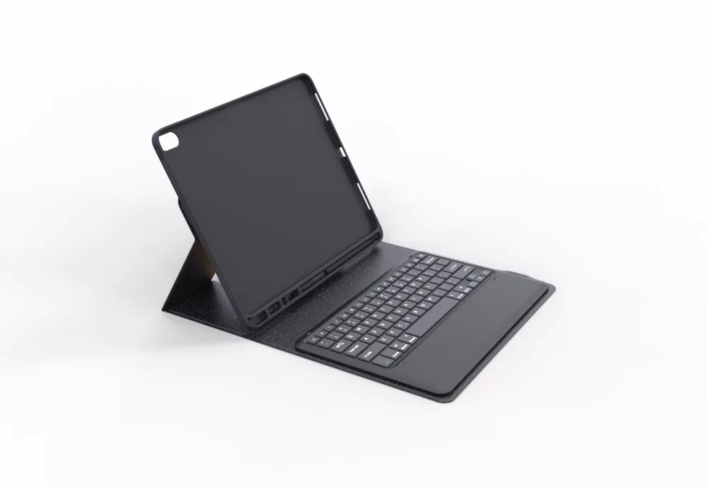 Тонкий беспроводной Bluetooth клавиатура кожаный чехол для Apple iPad Pro 12,9 12,9 Funda Coque с карандашом держа слот
