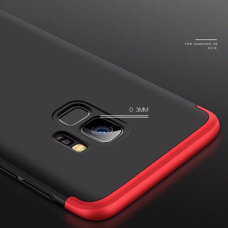 Новинка для samsung Galaxy S9 чехол S8 крышка трехступенчатая полная защита плюс матовый