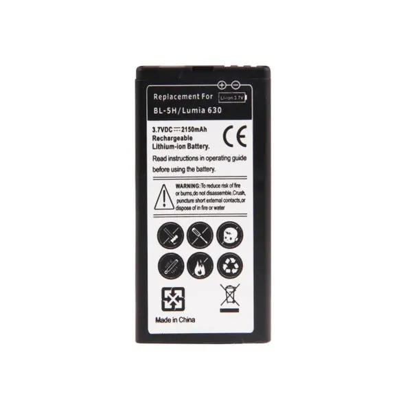 Ciszean 10pcs/lot 2150mAh High Capacity BL-5H Rechargeable Li-ion Mobile Phone Battery For Nokia Lumia 630 636 638 635 | Мобильные