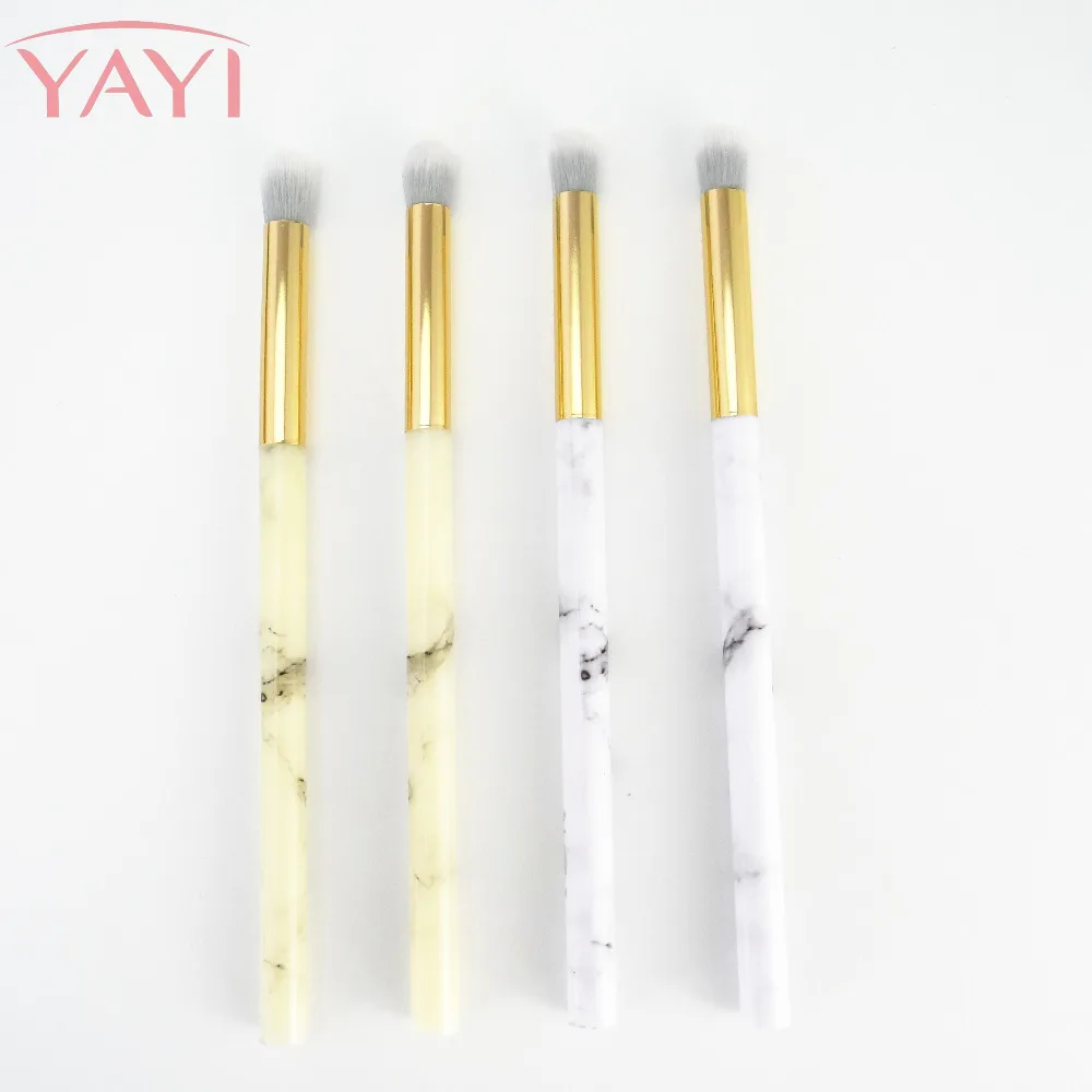 High Quality Marble Eyeshadow Brush 1 PC Nylon Hair 2 Colors Plastic Handle Eye Shadow Makeup Tool Cosemetic Tools | Красота и