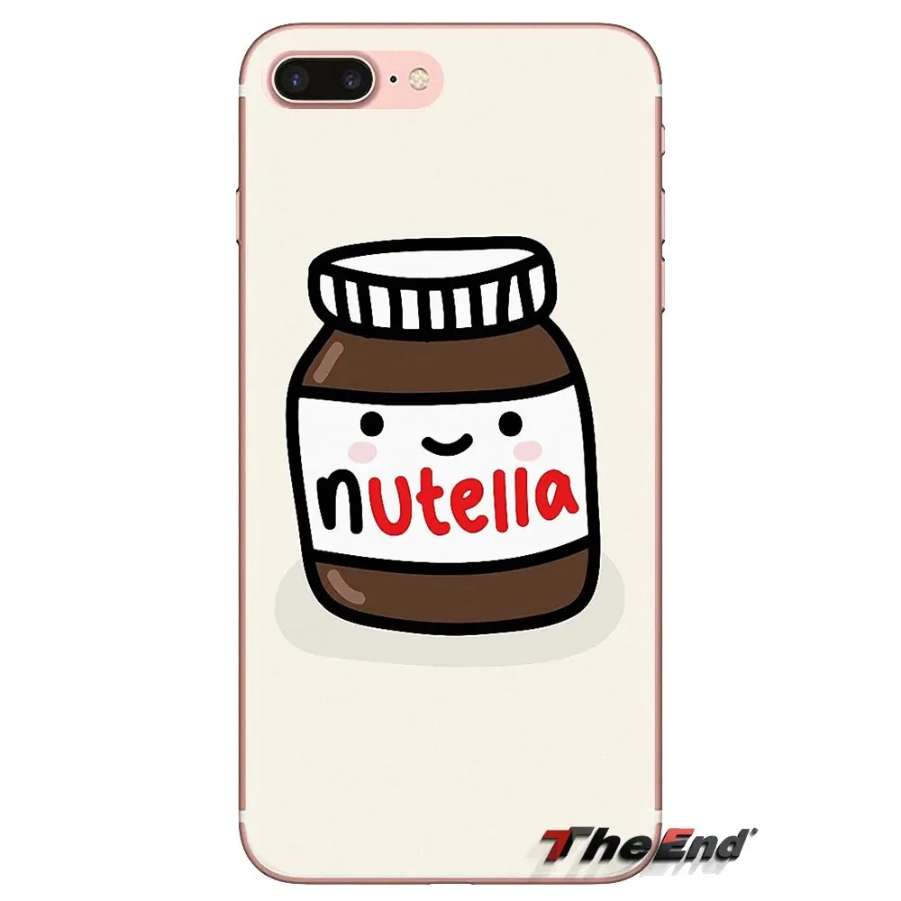 Cute Tumblr Nutella Design For LG Spirit Motorola Moto X4 E4 E5 G5 G5S G6 Z Z2 Z3 G2 G3 C Play Plus Mini Silicone Phone Bag Case |