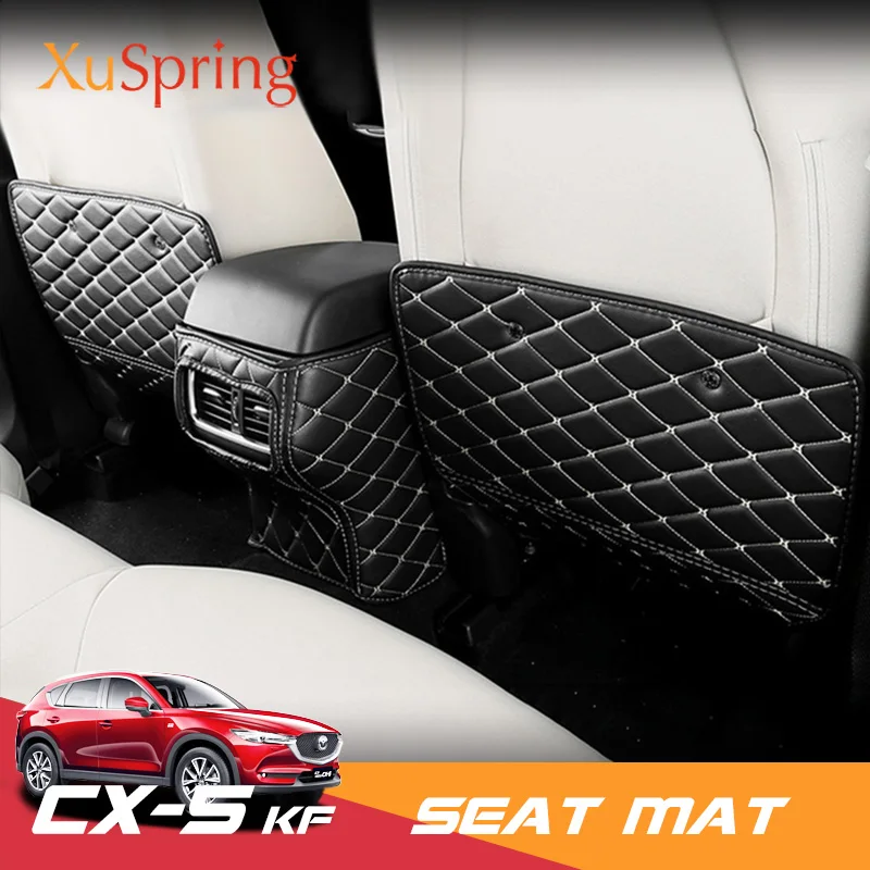 Для 2017-2020 Mazda CX-5 CX5 KF автомобильное сиденье противоударный коврик