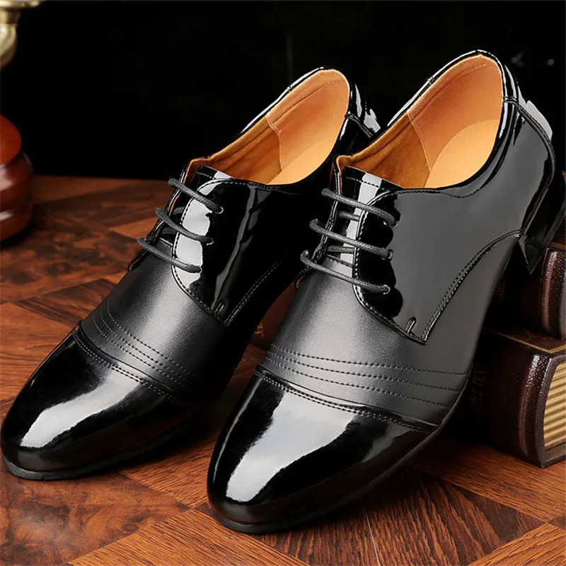 Мужские туфли для бальных танцев из натуральной кожи танцевальные