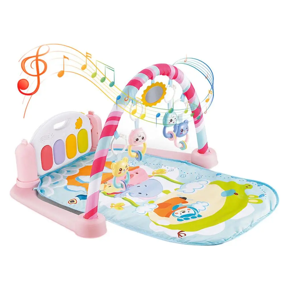 Игровой коврик Kick Play Piano And кукла младенца многофункциональное фортепиано