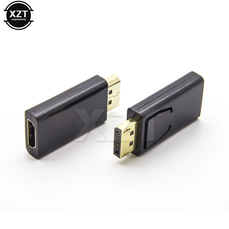1 шт. позолоченный переходник для порта дисплея папа DP-HDMI мама | Компьютеры и офис