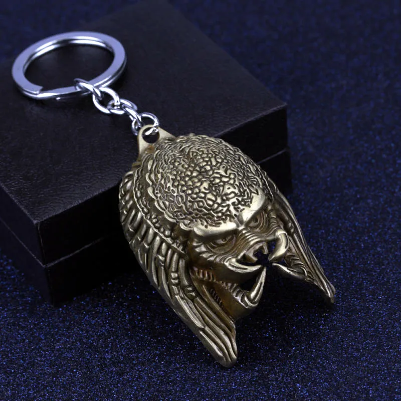 Брелок хищника из популярного фильма Маска брелок сплава AVP Alien Predator мужской и