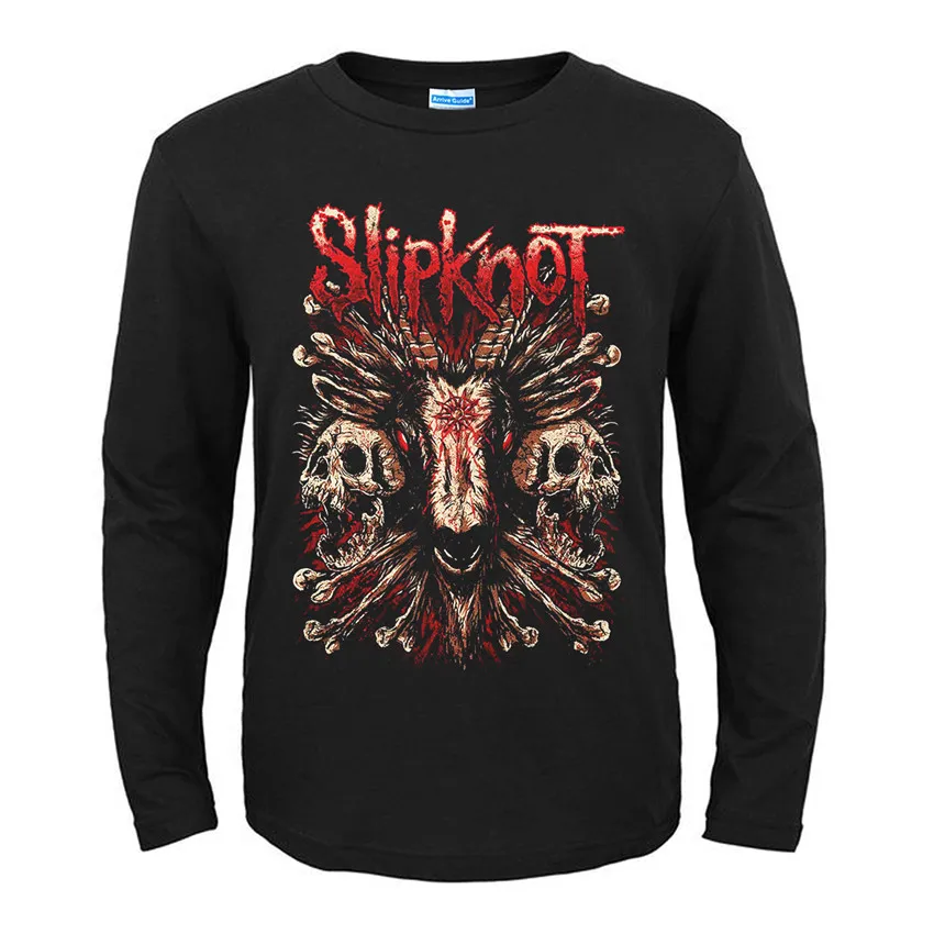 31 конструкции Америке группы Slipknot рок черный футболка бренд полный рубашка с длинным рукавом тяжелых металлов хлопка camiseta панк-рокер уличная - Цвет: 13
