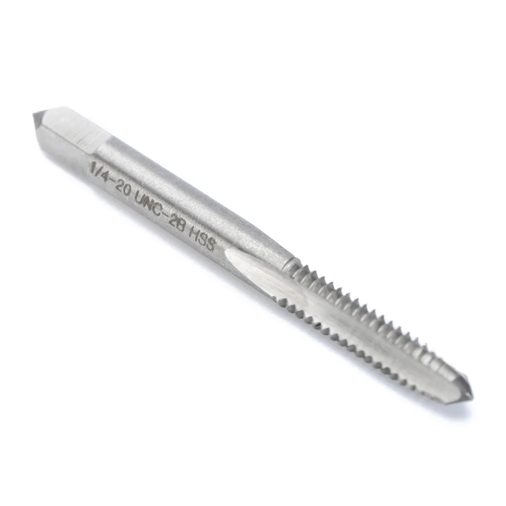 1pc Right Hand Screw Thread Tap 1/4-20 UNC-2B HSS Tapping Tool Spiral Point Straight Flute Drill Bits For Power | Инструменты