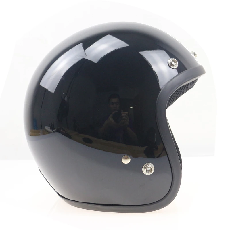 Мотоциклетный шлем Cafe Racer мотоциклетный в стиле ретро корпус из АБС-пластика