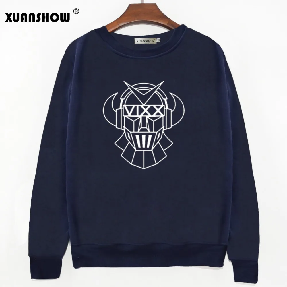 Женская толстовка с длинным рукавом KPOP VIXX Fans модная Осенняя Толстовка в стиле хип