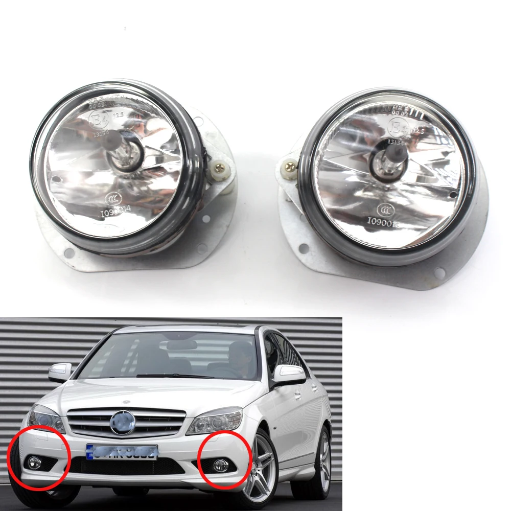 2 шт./компл. подходит для Mercedes-Benz C-class W204 2008 2009 2010 туман светильник лампа RH и LH