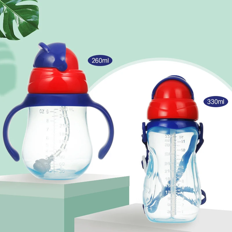 MMBABY 2019 Детская Бутылочка из ПП Милая бутылочка для кормления с рисунком молока