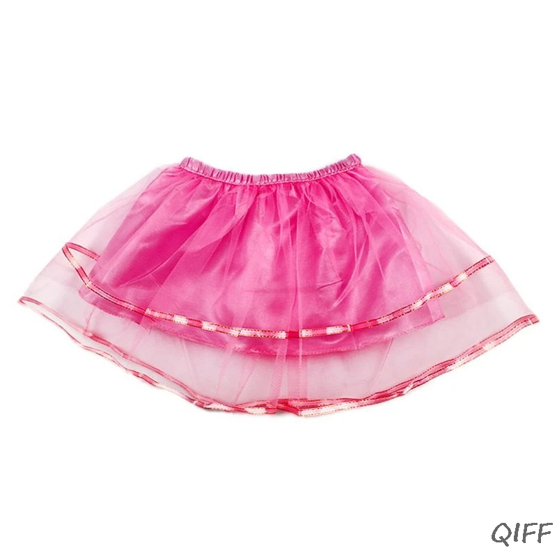 Балетное танцевальное мини платье пачка для маленьких девочек двухслойная яркая