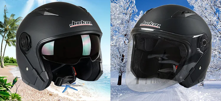 Moto rcycle шлем Мужской Женский четыре сезона capacete para moto cicleta cascos para moto двойные линзы гоночные полушлемы