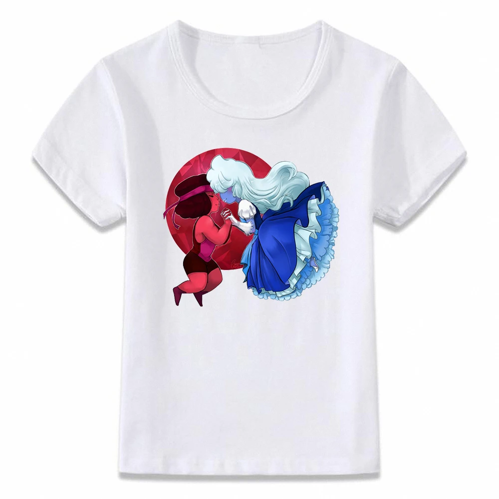 Kids Clothes T Shirt Steven Universe Cartoon Boys and Girls Toddler Shirts Tee oal213 | Детская одежда и обувь