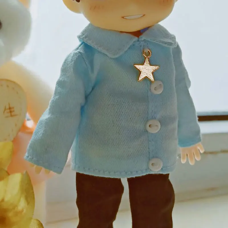 3 Ob11 рубашка с куклами футболка с длинными рукавами, рубашка с 1/12 BJD, детская одежда красивый узел, Свинка GSC, аксессуары 9(только топ - Цвет: 3