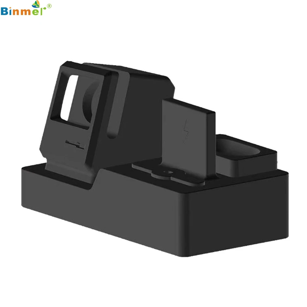 Binmer Silicone smart watch charging stand 3-in-1 built-in USB port for home office unique personality charger Iphone | Электроника