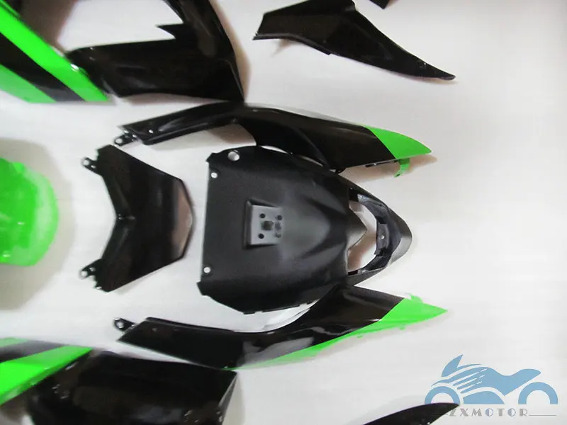 

New Motorcycle factory body fairing for 2008 2009 2010 2011 ZX10R green black road racing Fairings set ZX-10R 08 09 10 bodyworks