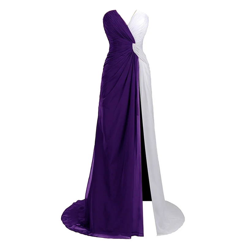 

Real Photo Sexy Evening Dress Long Sweetheart Long Slit Multicolor Prom Dresses On Sale In Stock Evening Gown vestido de festa