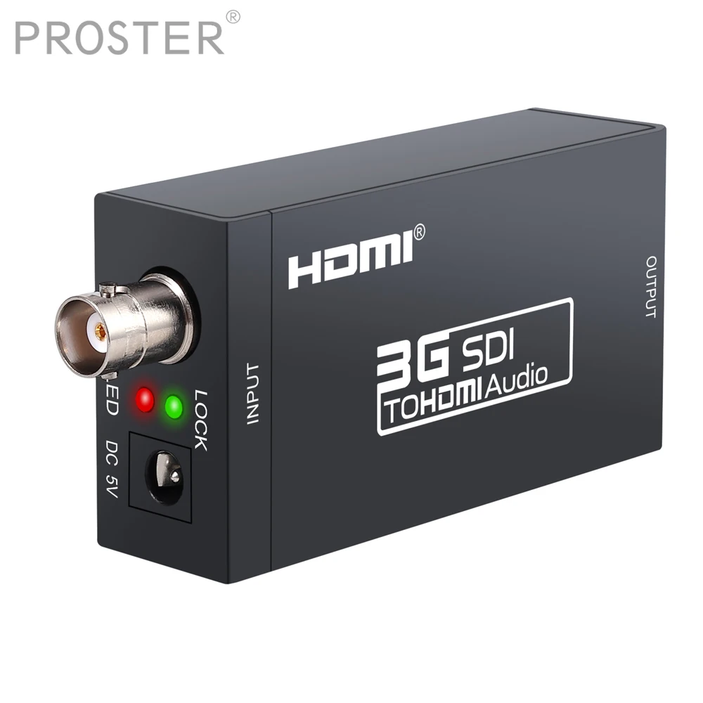 Адаптер конвертера Proster SDI в HDMI 1080P HDTV аудио конвертер для SD-SDI HD-SDI и 3G-SDI сигналов DAC