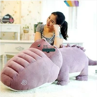 dorimytrader new pop 160cm huge cute soft animal hippo plush pillow doll 63 giant stuffed cartoon hippos toy baby present