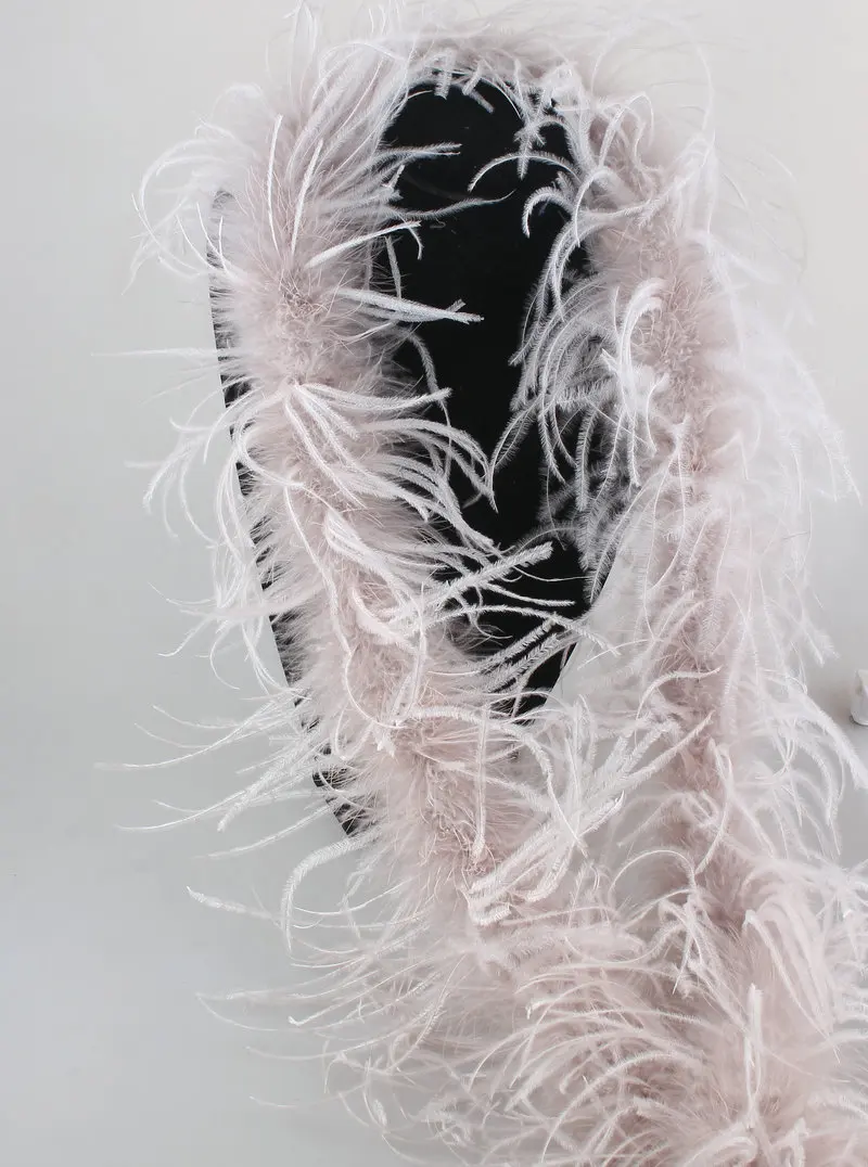 Высокое качество 10 м/лот страусовый мех боа костюмы/отделка для