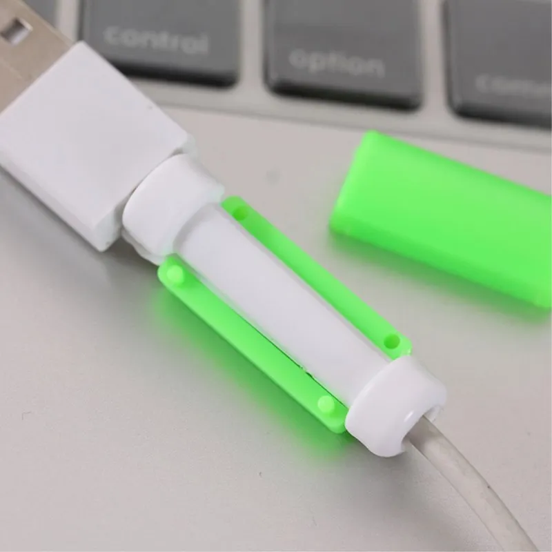 KEITHNICO 100Pcs USB защитный кабель Saver Sleeve для Apple Charger Cable|Органайзеры кабеля| |