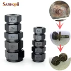 Экстрактор поврежденных гаек, болтов, шестигранных креплений, Набор шпилек, набор для снятия метрических сломанных болтов, ремонта мотоцикла и автомобиля, 10 шт.