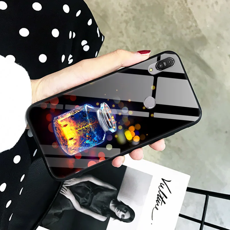 Чехол из жесткого стекла для Asus Zenfone Max Pro M1 ZB601KL чехол телефона закаленный Чехлы