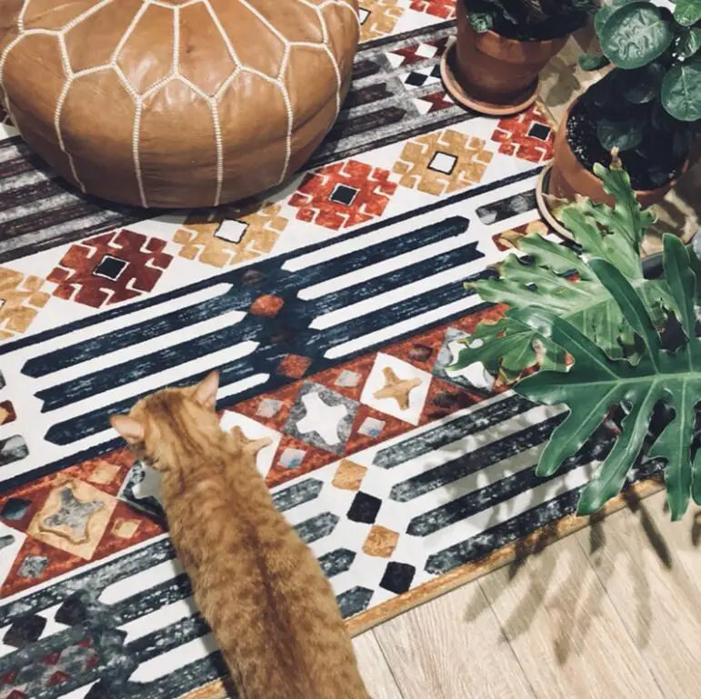 140*200 см Большие Мягкие Ковры Kilim в марокканском стиле для гостиной спальни