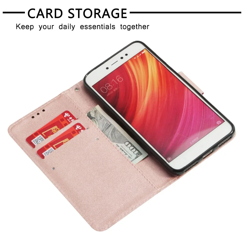 Чехол для Redmi 4A 4X 5A Note (Global)/Y1 (Индия) чехол-кошелек кожаный чехол-подставка Xiaomi Mi A1 5X