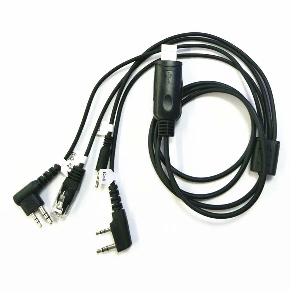 Новый 4-в-1 USB-кабель для программирования адаптер радио PUXING QUANSHENG TYT HYT BAOFENG UV-5R 666S 777S