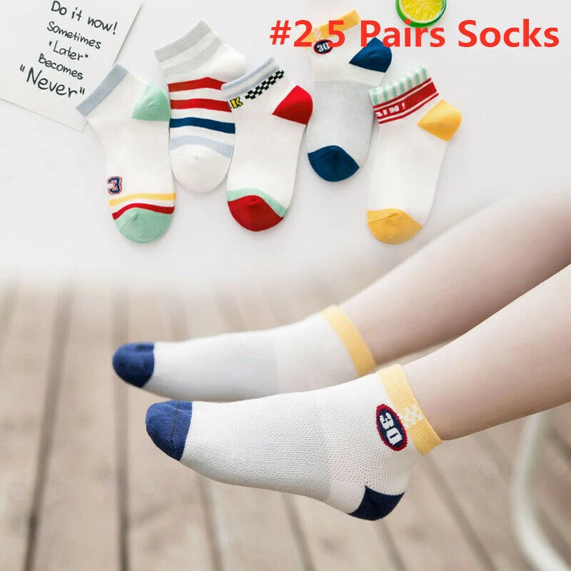 Носки для малышей 5 пар/компл. носки унисекс маленьких мальчиков и девочек милые
