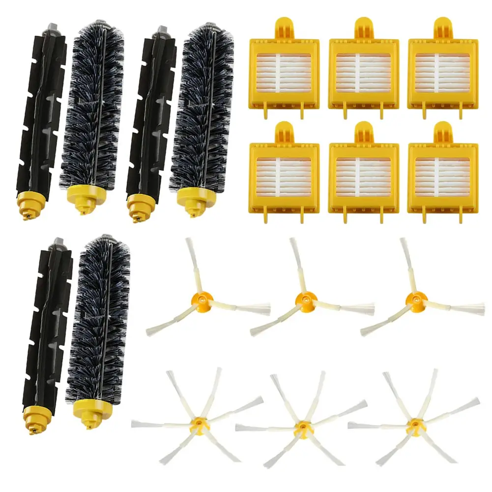 

High Quality 18Pcs Beater Bristle Brush Filter 6 Armed Side Brush Set Series for 760 770 780Vac Filters