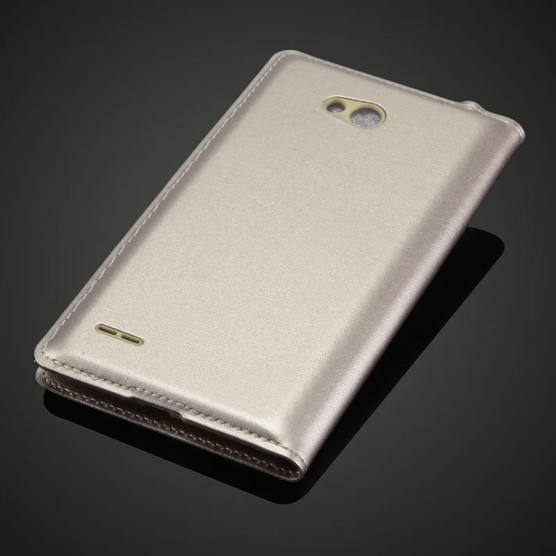 Для LG L80 модный портативный чехол с открытым окном для D380 D375 Роскошный кожаный