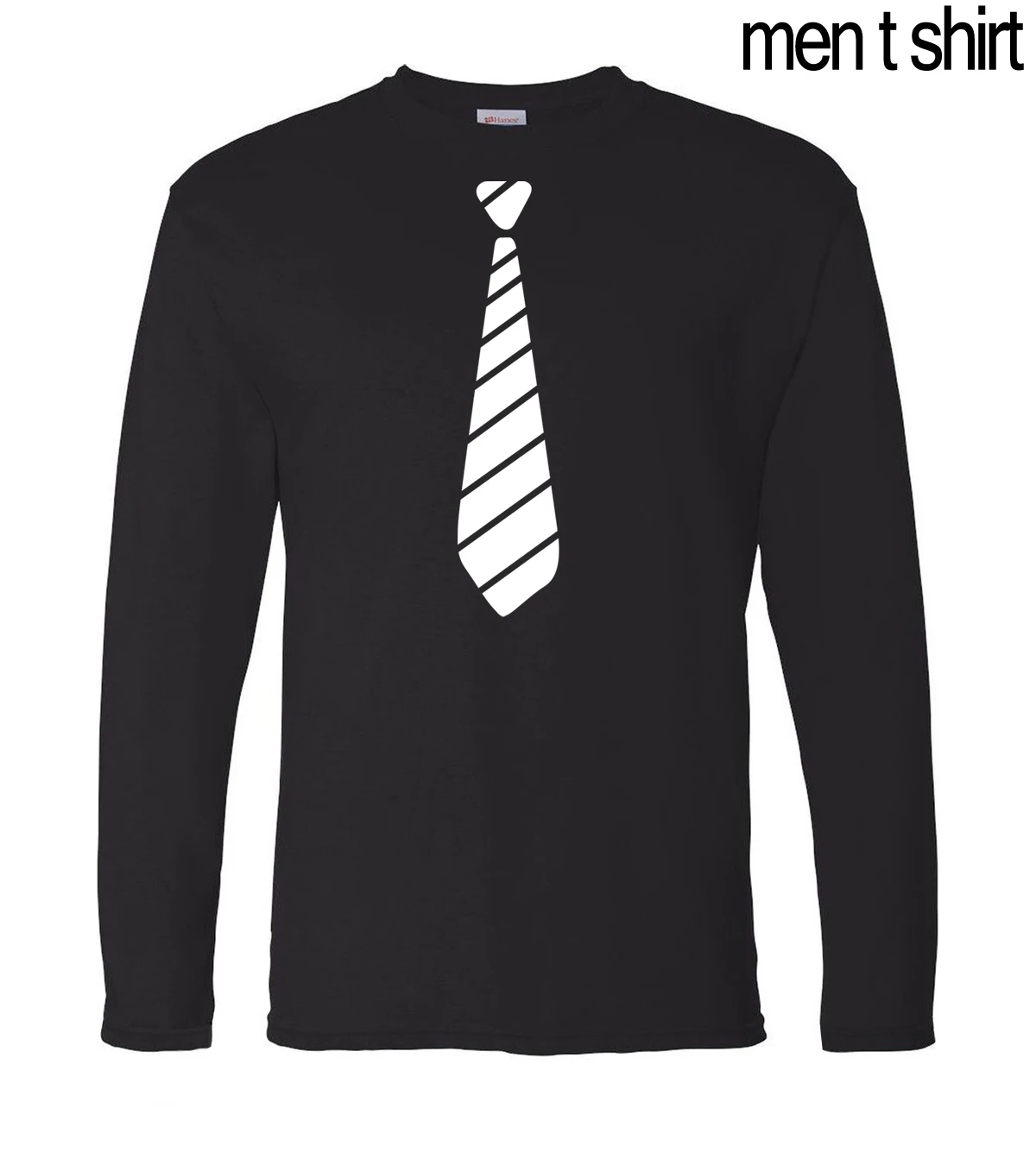 Мужская футболка с длинным рукавом Повседневная в стиле хип хоп из 100% хлопка