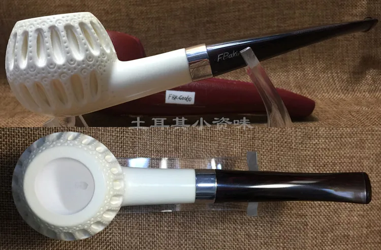 FBK. C080 тончайший блок Турецкая Meerschaum труба от master Fikri Baki трубка для курения табака
