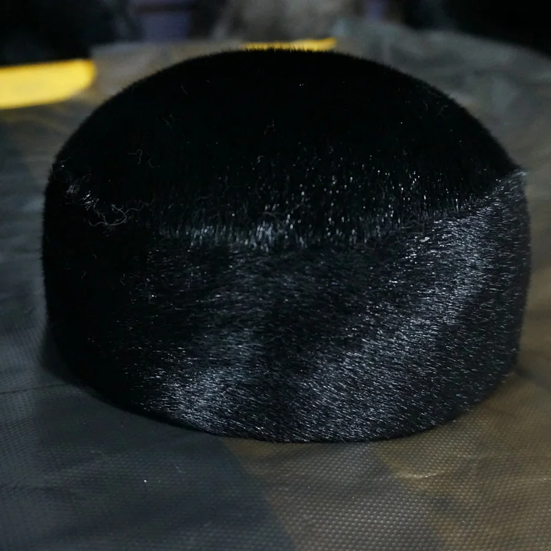 Шапка из 2021 натурального меха 100% | Аксессуары для одежды