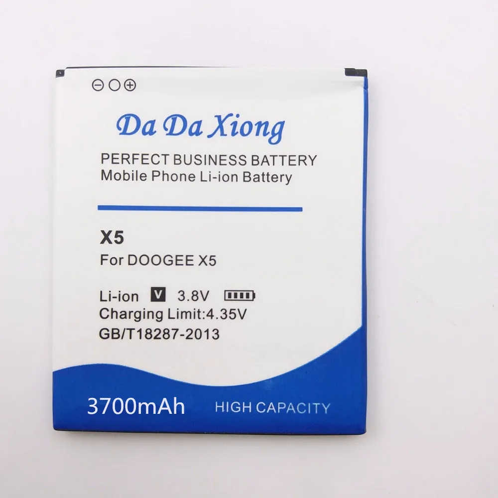 Высокое качество 3700 мАч DOOGEE X5 Батарея Для X5S Pro замена мобильный телефон