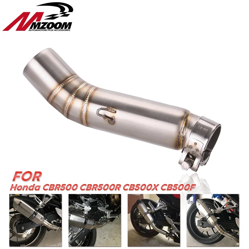 Для cbr500 CBR 500R контакт выхлопной трубы мотоцикла средний соединитель для HONDA CBR500R