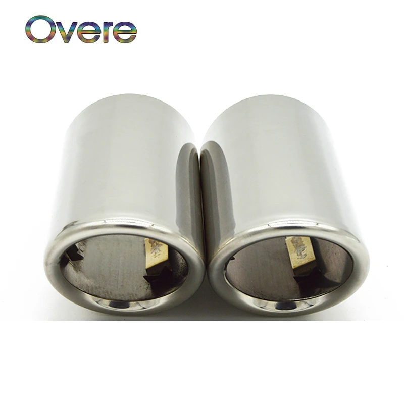 Overe 1 пара глушитель выхлопной трубы для Volkswagen Passat B7 CC VW Tiguan 2011 2012 2013 2014 2015 2016 2017