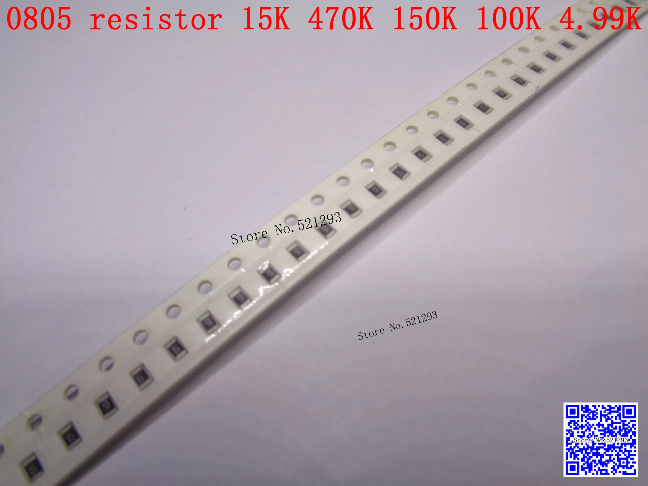 0805 F SMD резистор 1/8 Вт 15 к 470 150 100 4 99 Ом 1% 2012 чип 500 шт./лот | Электронные компоненты и