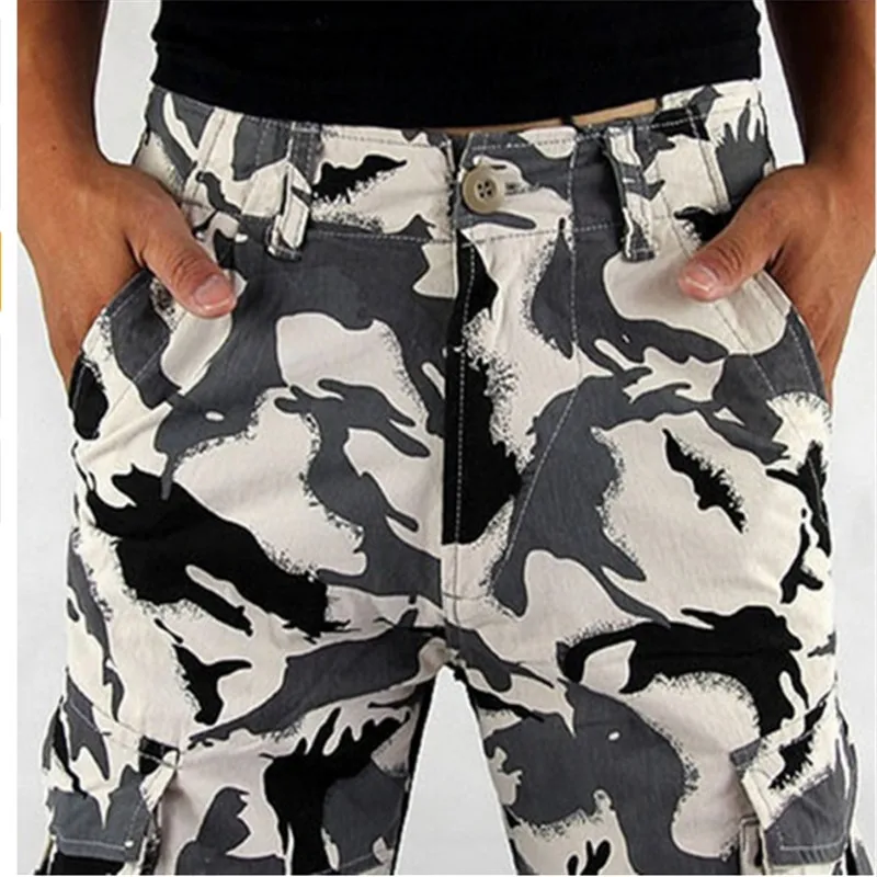 Мужские многофункциональные камуфляжные брюки в армейском стиле мужские