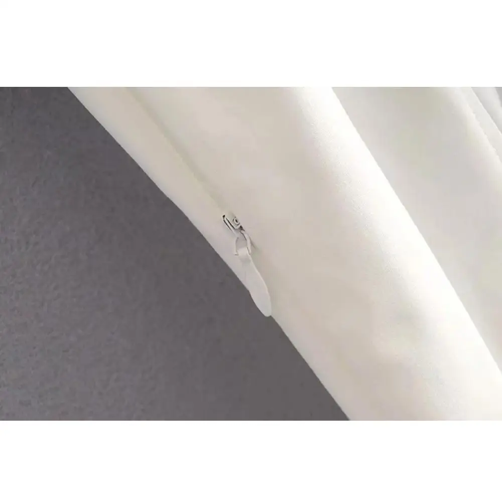 Женское винтажное мини-платье повседневное белое платье с квадратным вырезом и