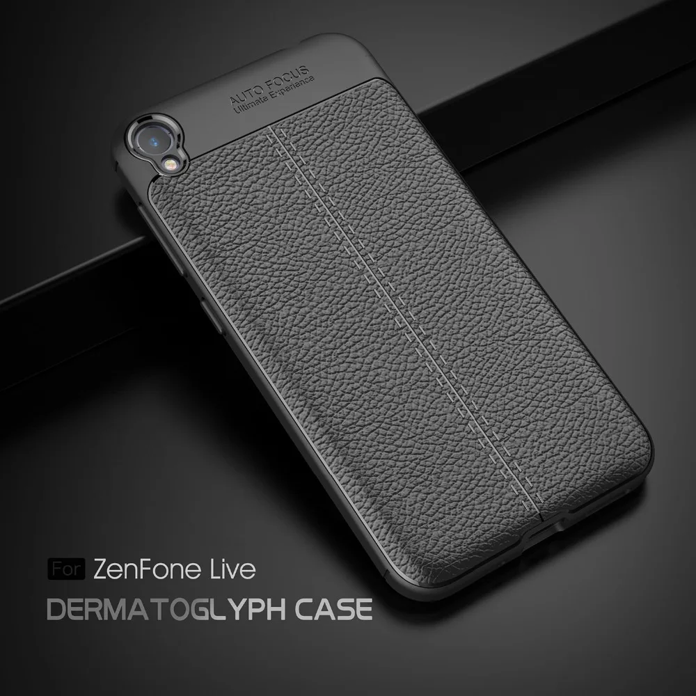 Чехол с текстурой личи для Asus Zenfone Live Zb501Kl чехол телефона лента на заднюю панель |