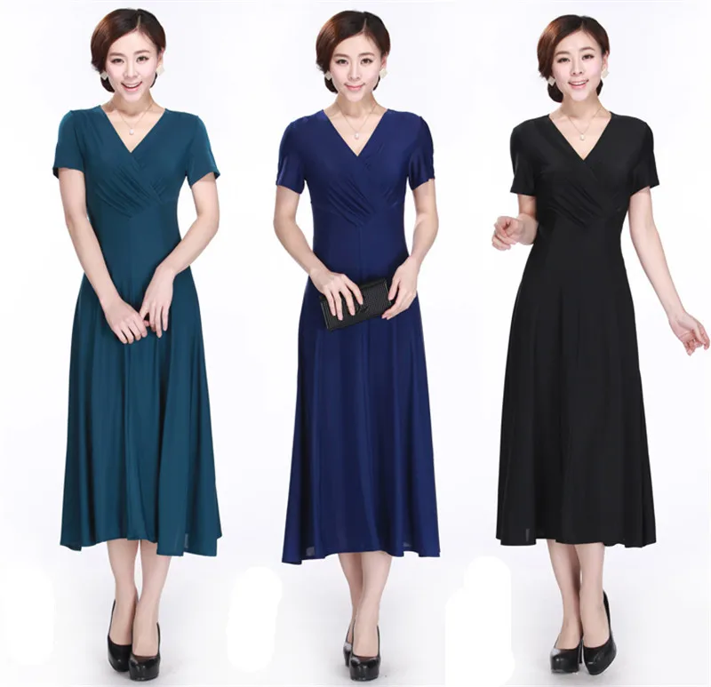 Boho тонкий темно зеленого цвета с v образным вырезом Длинные платья женское летнее