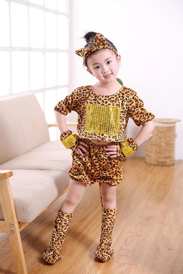 

Children Kids Girl Boy Cartoon Animals Costumes Performance Clothes rabbit Children's Dance clothes Stage Costumes high quality
